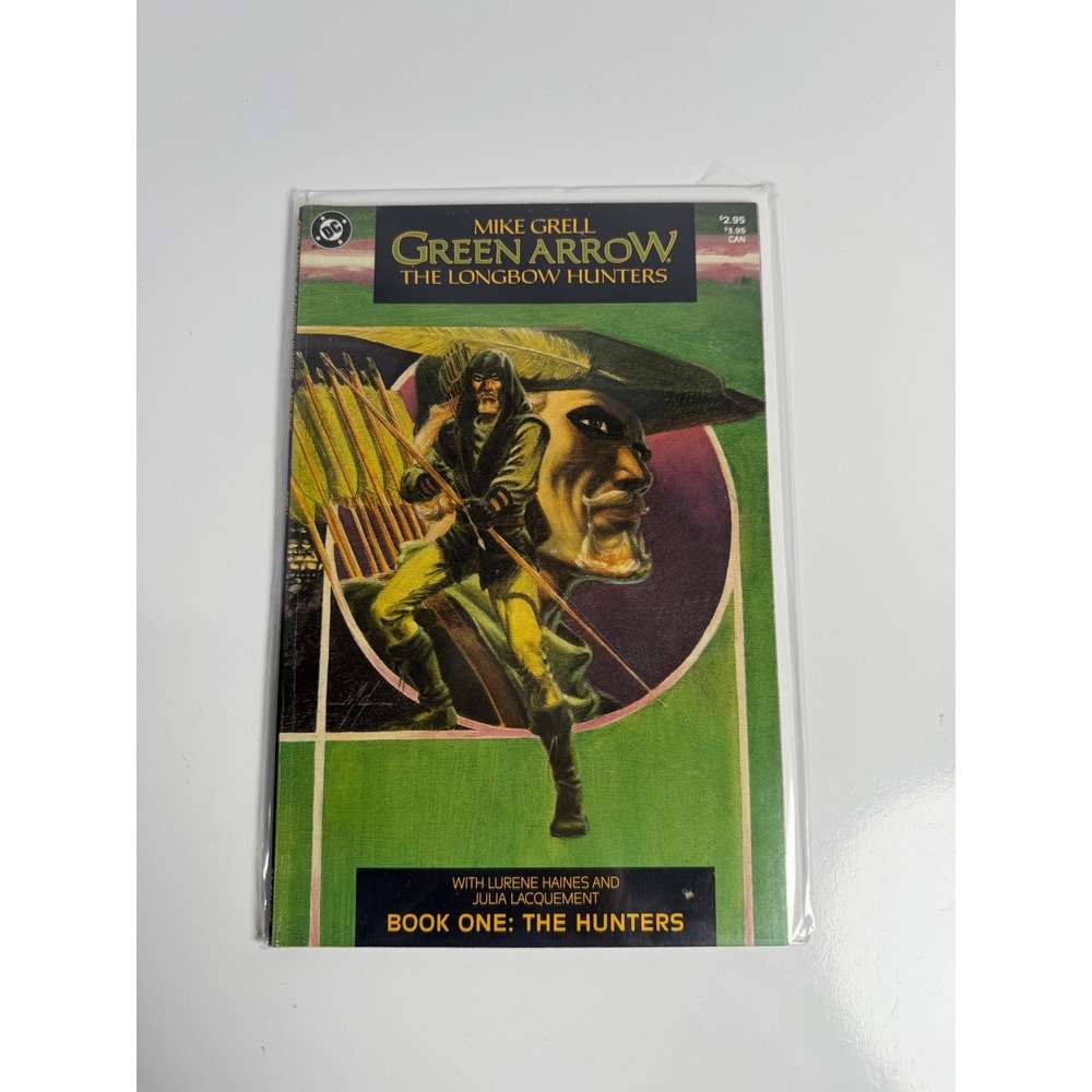 Green Arrow The Longbow Hunters 1 1987 DC Comics Mike Grell Book One The Hunters